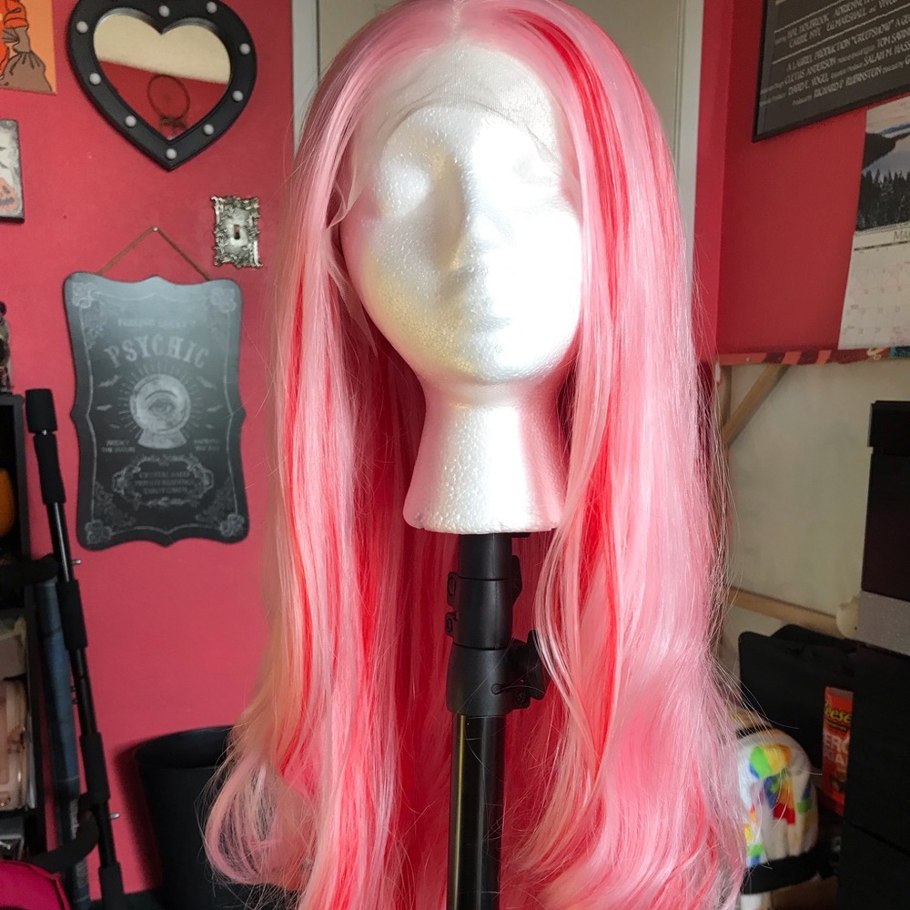 Two Toned Pink Valentine Wig